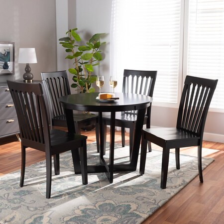 Baxton Studio 35.4 W X 35.4 L X 29.9 H 189-11426-10898-ZORO